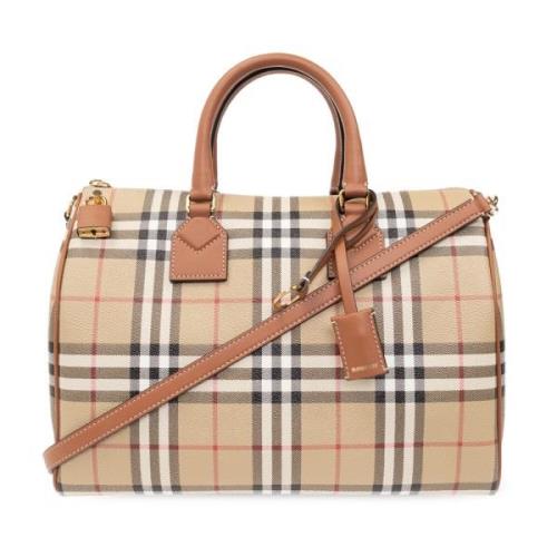 Burberry ‘Bowling Medium’ axelväska Beige, Dam