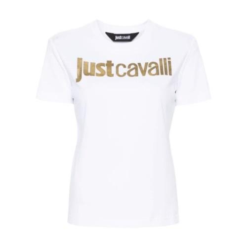 Just Cavalli Vita Logo T-shirts och Polos White, Dam