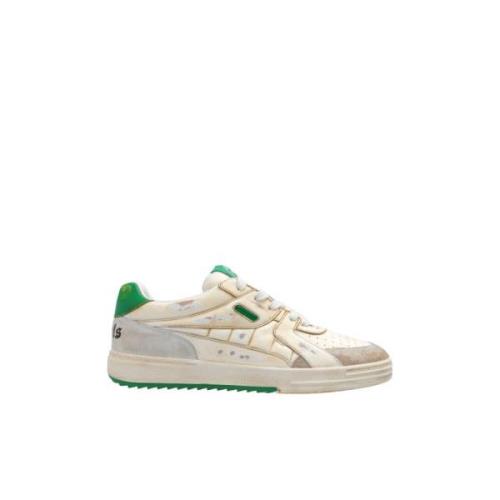 Palm Angels Sneakers med vintageeffekt Beige, Herr