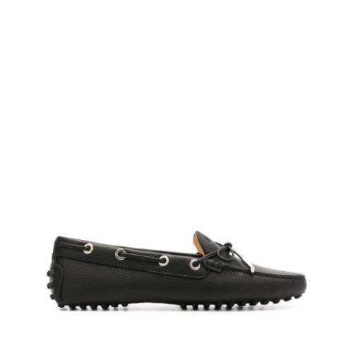 Tod's Svarta läder Gommino körskor Black, Dam