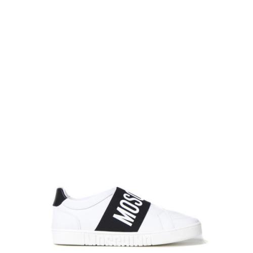 Moschino Stilren Sneaker för Män White, Herr