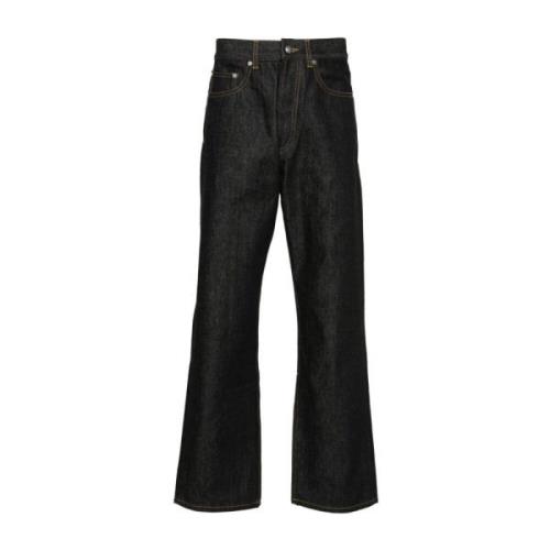 Palm Angels Svarta Jeans i Palm Angels Stil Black, Herr