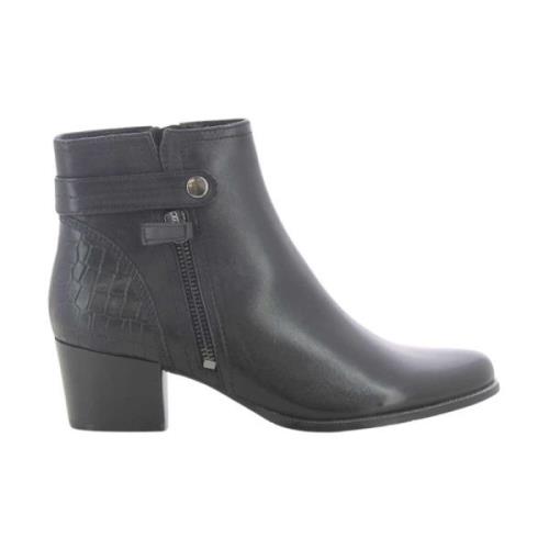 Regarde Le Ciel Ankle Boots Black, Dam