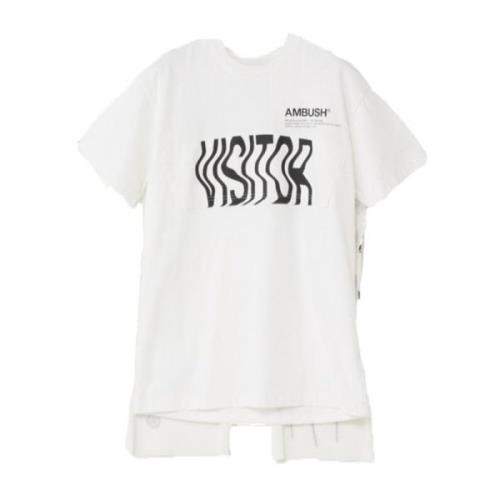 Ambush Vit Cape T-shirt för män White, Herr