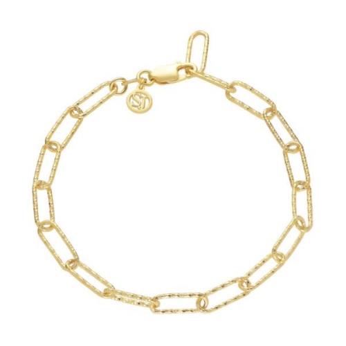 Sif Jakobs Jewellery Luce Grande Silverarmband Yellow, Dam