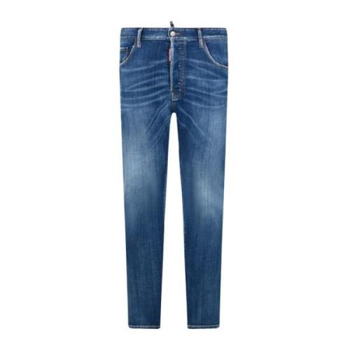 Dsquared2 Blå Jeans för Män Blue, Herr