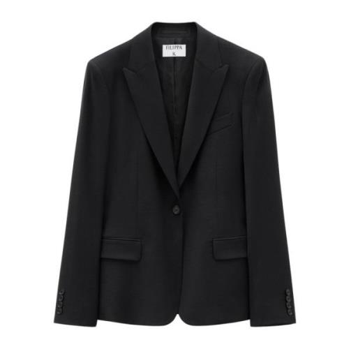 Filippa K Stilig Ull Blazer Black, Dam