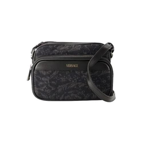 Versace Canvas axelremsvskor Black, Dam