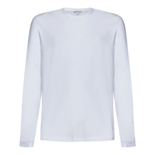 James Perse Vit Långärmad T-shirt White, Herr