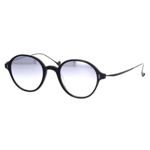 Eyepetizer Eleganta Runda Solglasögon Black, Unisex