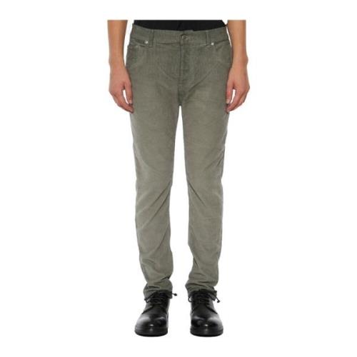 Daniele Alessandrini Stilfull Slim-fit Byxor Uppgradering Gray, Herr