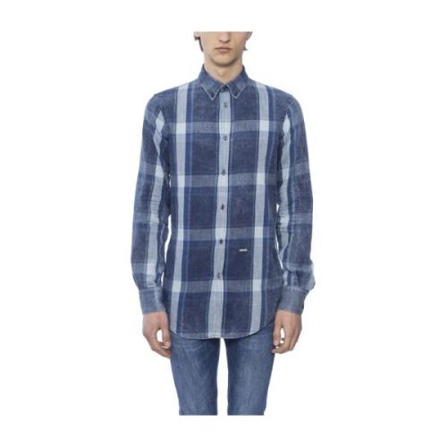 Dsquared2 Casual skjorta Blue, Herr