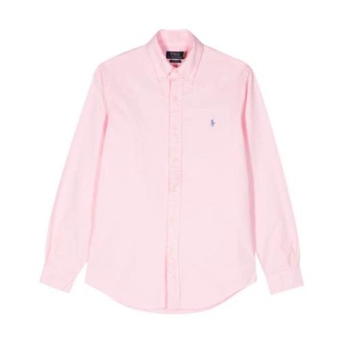 Ralph Lauren Custom Fit Oxford Skjorta Pink, Herr