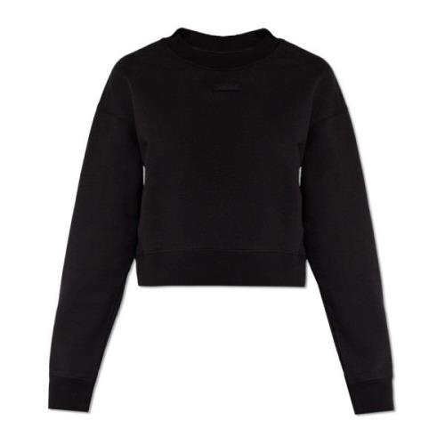 Jacquemus Sweatshirt med logotyp Black, Dam