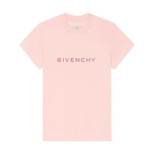 Givenchy Rosa Crew Neck T-shirts och Polos Pink, Dam