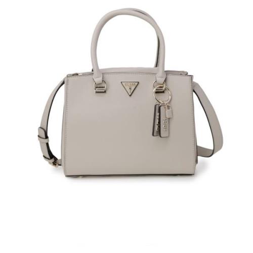 Guess Noelle Flickvän Satchel Beige, Dam