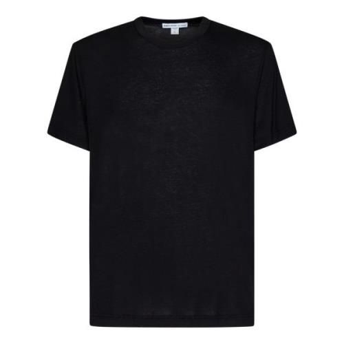 James Perse Svart Crewneck T-Shirt Black, Herr