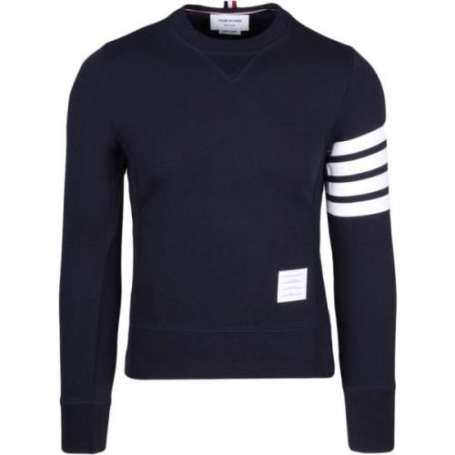 Thom Browne Round-neck Knitwear Blue, Herr