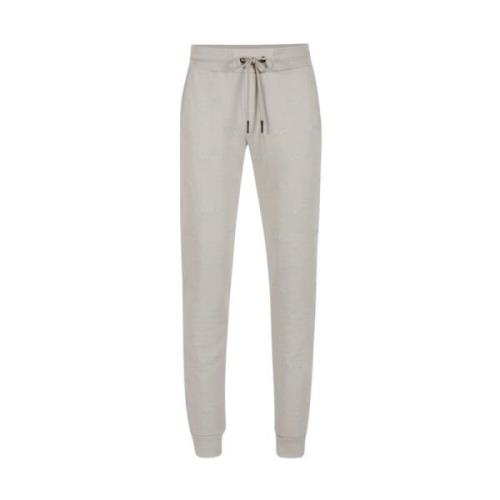 Iceberg Grå Fleece Bomulls Joggers med Allover Logo Gray, Herr