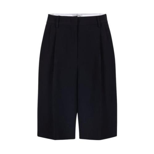 Iceberg Eleganta svarta Bermuda shorts Black, Dam