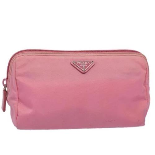 Prada Vintage Pre-owned Tyg prada-vskor Pink, Dam