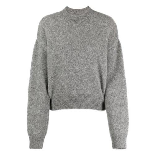 Jacquemus Grå Alpacka Ulltröja Gray, Dam