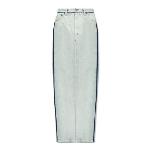 Maison Margiela Jeans med raka ben Blue, Dam