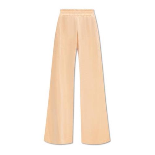 Fabiana Filippi Avslappnade satinbyxor Beige, Dam