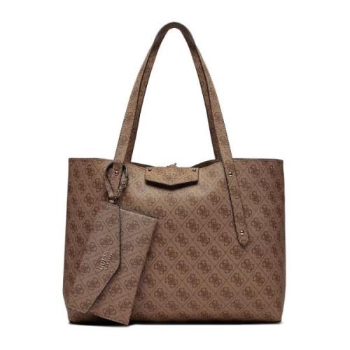 Guess Eco Brenton Tote - Vår/Sommar Kollektion Brown, Dam