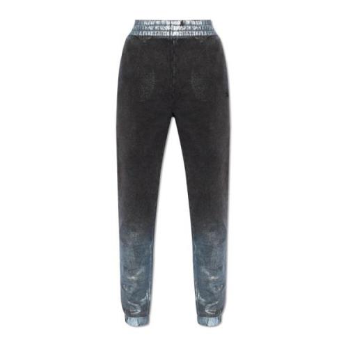 Diesel P-Leb sweatpants Gray, Dam