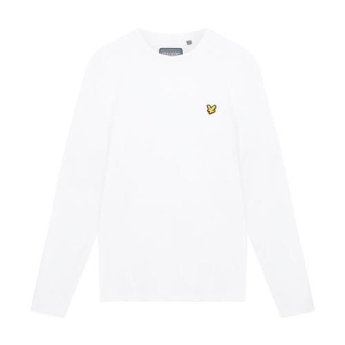 Lyle & Scott Martin Långärmad Topp White, Herr