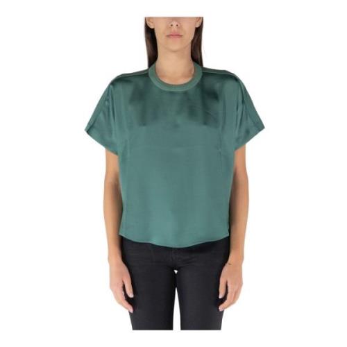 Simkhai Stilig Viskos T-shirt för kvinnor Green, Dam