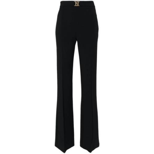 Elisabetta Franchi Svarta Byxor - Pants Black, Dam