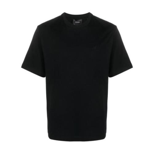 Axel Arigato Svarta T-shirts och Polos med brodyr Black, Herr