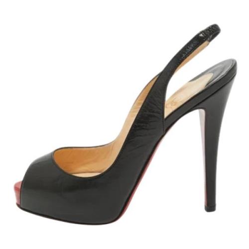 Christian Louboutin Pre-owned Pre-owned Laeder klackskor Black, Dam