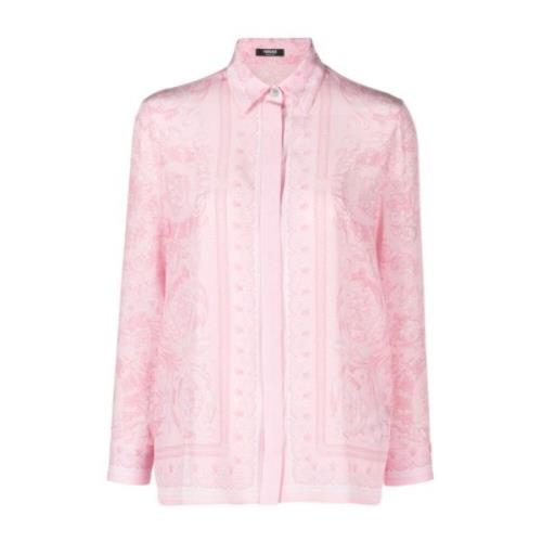 Versace Ljusrosa Formell Skjorta Pink, Dam