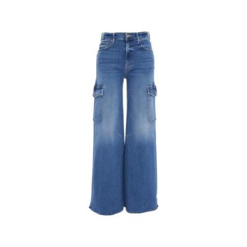 Mother Wide Jeans Blue, Dam