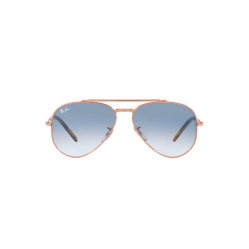 Ray-Ban Rb3625 Solglasögon New Aviator Polarized Blue, Dam