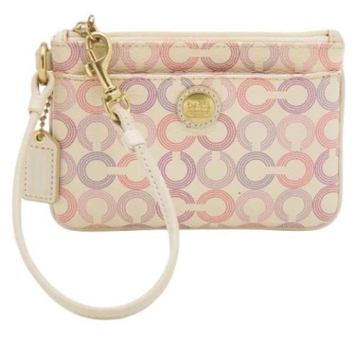 Coach Pre-owned Pre-owned Canvas kuvertvskor Multicolor, Dam