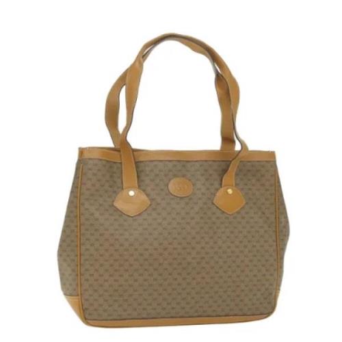 Gucci Vintage Pre-owned Canvas gucci-vskor Brown, Dam