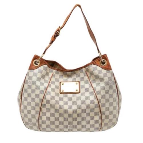 Louis Vuitton Vintage Pre-owned Belagd canvas handvskor White, Dam