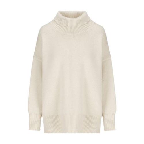 Chloé Cashmere Turtleneck Sweater White, Dam