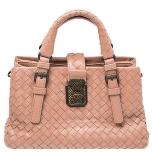 Bottega Veneta Vintage Pre-owned Laeder totevskor Beige, Dam