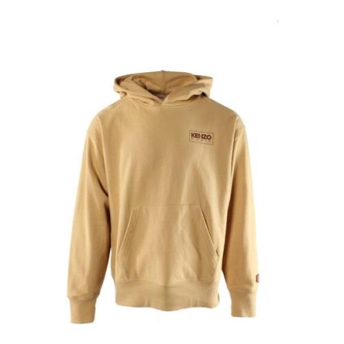 Kenzo Oversized Brun Tröja för Herrar Brown, Herr