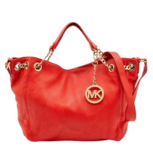 Michael Kors Pre-owned Pre-owned Laeder handvskor Orange, Dam