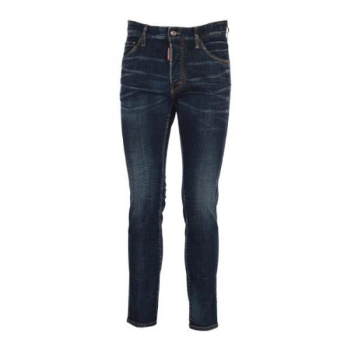 Dsquared2 Blå Jeans för Män Blue, Herr