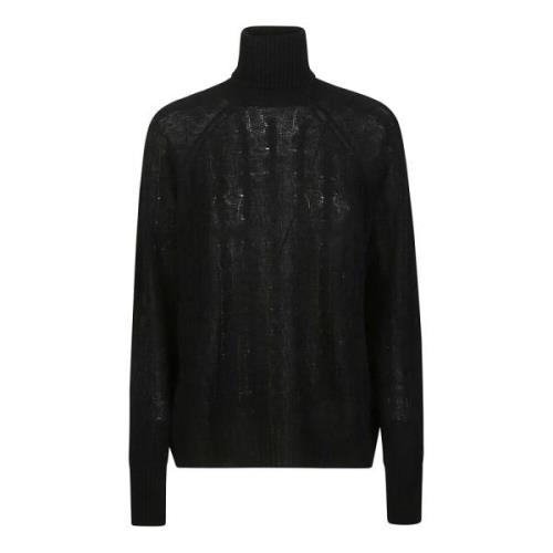 Etro Nero Turtleneck Sweater Black, Dam