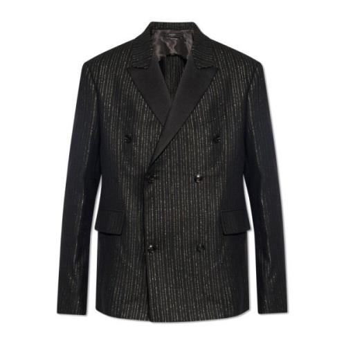 Amiri Dubbelknäppt blazer Black, Herr