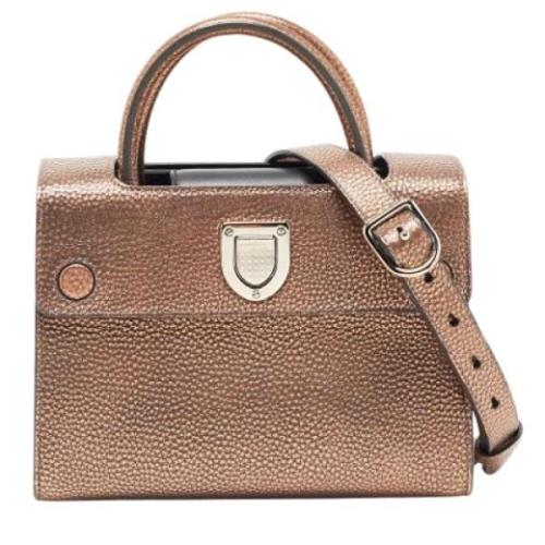 Dior Vintage Pre-owned Laeder totevskor Brown, Dam