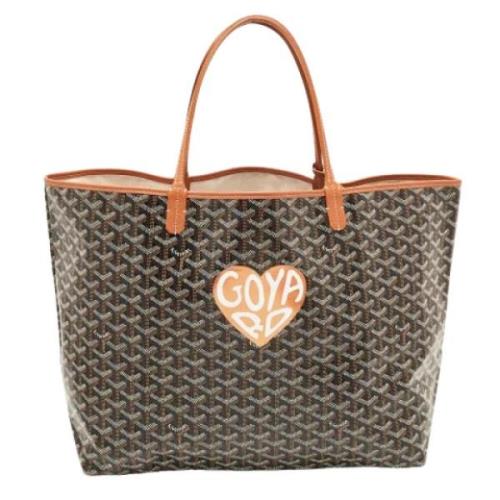 Goyard Vintage Pre-owned Laeder totevskor Brown, Dam